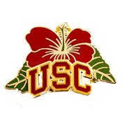 USC HIBISCUS POP PIN
